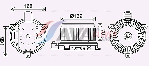 Für AVA TO8740 BLOWER MOTOR LEXUS LX (2008) LX 570 5.7 VVTI