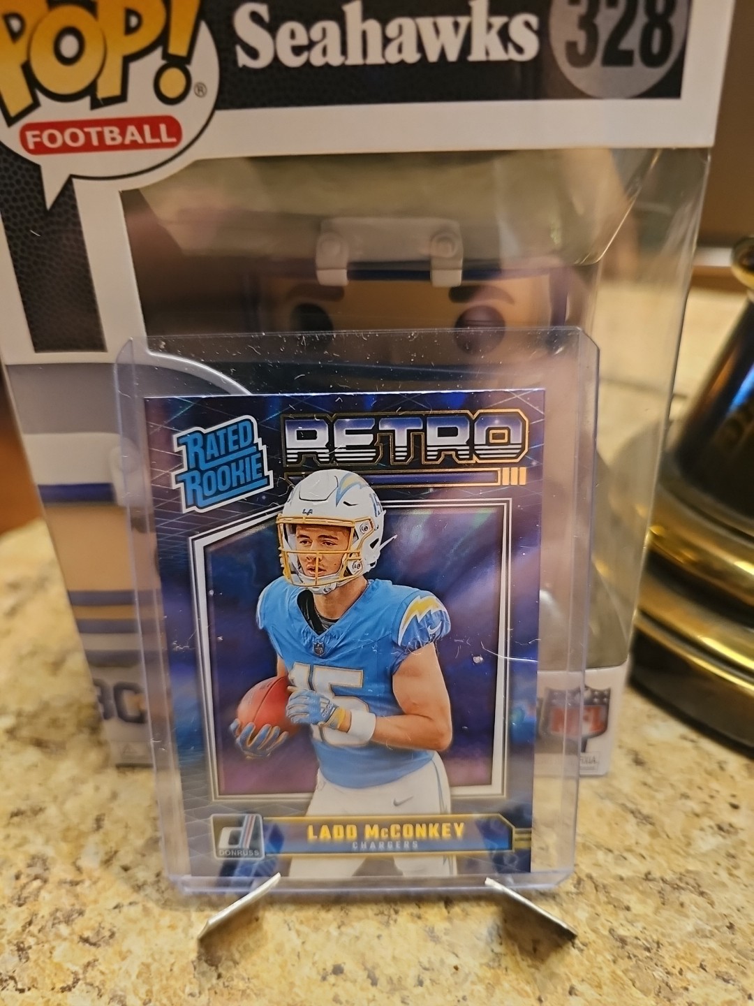 2024 Panini Donruss - Ladd McConkey Rated Rookies Retro #5 (RC)