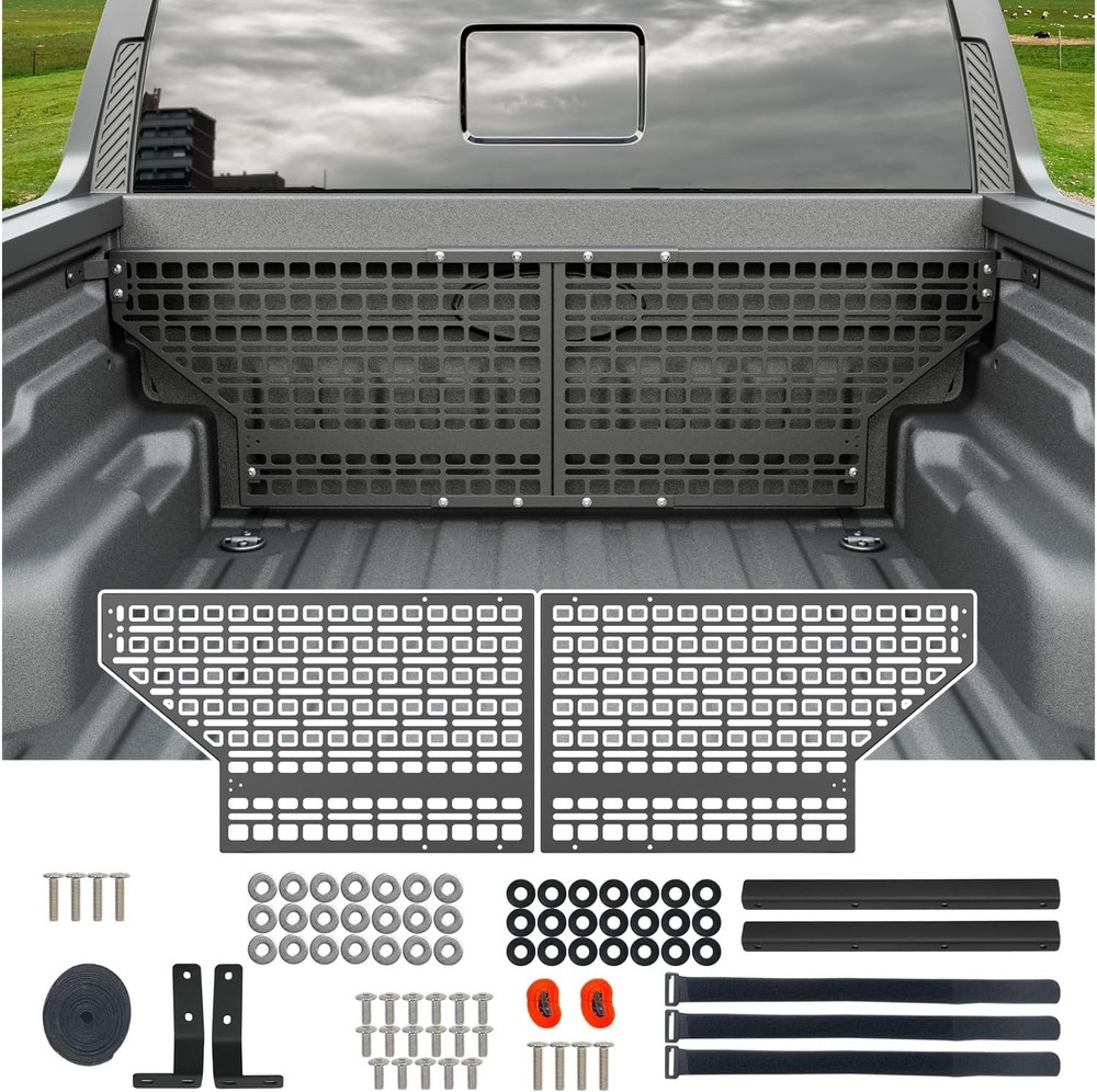 For 2022-2025 Ford Maverick Front Bed Molle Panel Molle Panel System Bed Molle