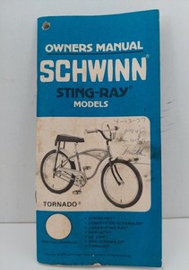 Vintage 1976/77 Schwinn Sting-Ray owner's manual *Bicentennial*