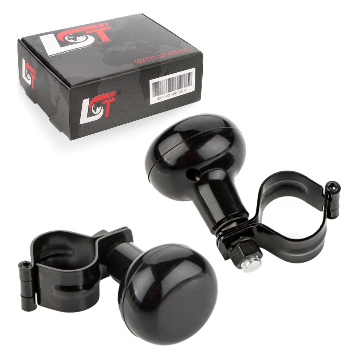 2X Steering Wheel Knob 360° Black For Audi Q2 Q3 Q5 Q7