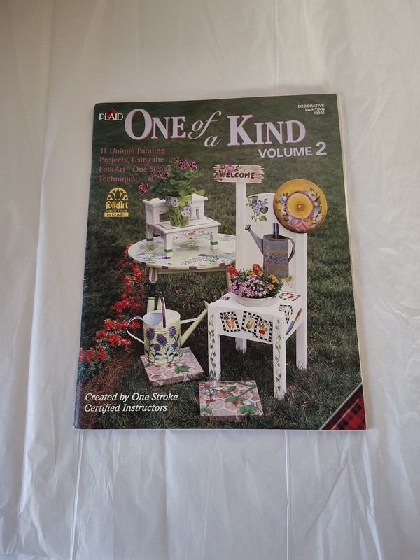 Folk Art Plaid One Of A Kind Decorative Painting Book, Volume 2