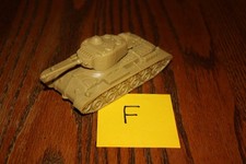 Vintage Marx Battleground Desert Fox Desert Tan American Army 41 Tank F - MPC