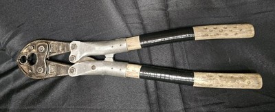 Burndy MD6-8 Hytool Hand Operated Compression Crimping Tool Crimper O & D3 Jaws