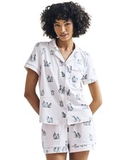 Image of Chelsea Peers Pyjama Set Short Sleeve Womens Nightwear CW7133RFPG03