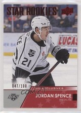 2021-22 Upper Deck AHL Star Rookies Exclusives 47/100 Jordan Spence #147 3d2