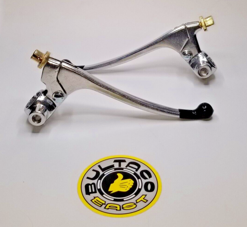 Chrome Clutch And Brake Levers Yamaha GP Motorcycle Lever Perch - Foto 5