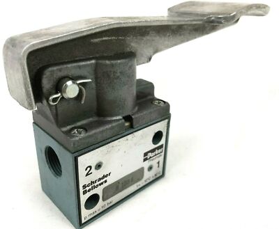 Parker Pneumatik Schrader Bellows Fußschalter B103E, gebraucht, used