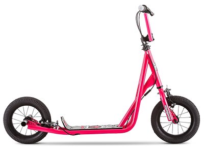 Pink Mongoose Expo Scooter 12'' Wheels BMX Free Style Rotor Hand Brake Foot Deck 