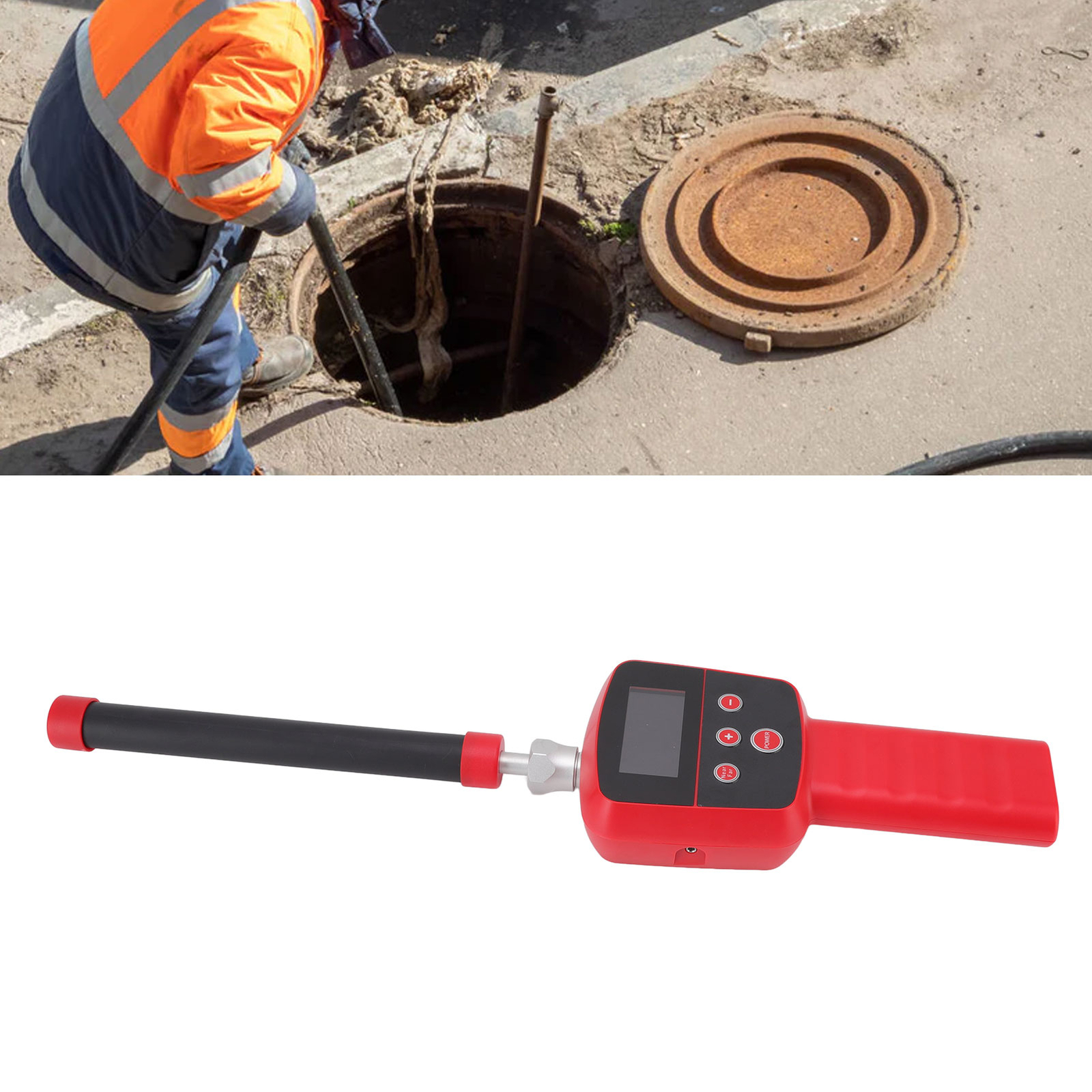512HZ Pipe Locator Receiver Sonde Transmitter for Underground