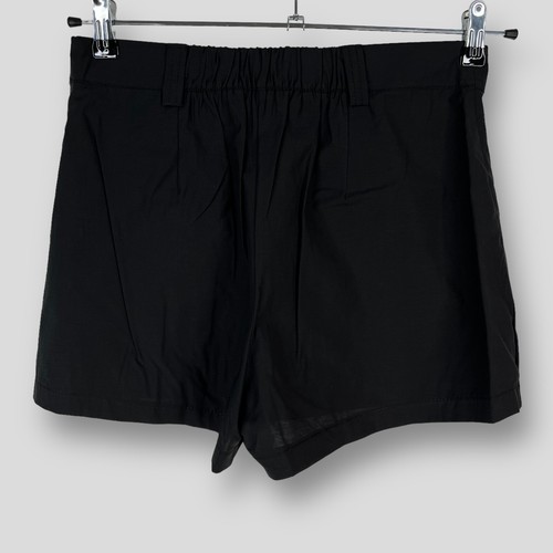BERSHKA Womens Black Shorts with Buttons SIZE M - Picture 4 of 8