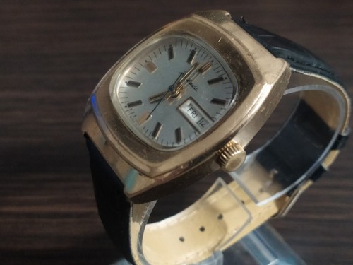 VINTAGE Raketa watch Anti-shock  2628.H  Movement USSR Soviet  gold plated AU  - Picture 4 of 12