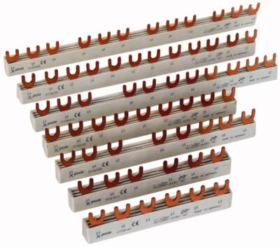 Eaton EVG-4PHAS/8MODUL Phasenschiene, 4Ph, 10qmm, Gabel, 8TE , 215644