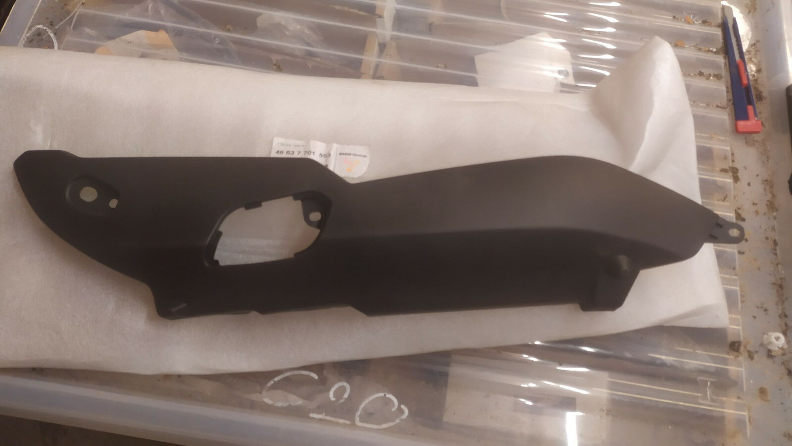 Carenage arrière gauche BMW R 1200 R idéal pour restauration et voyage