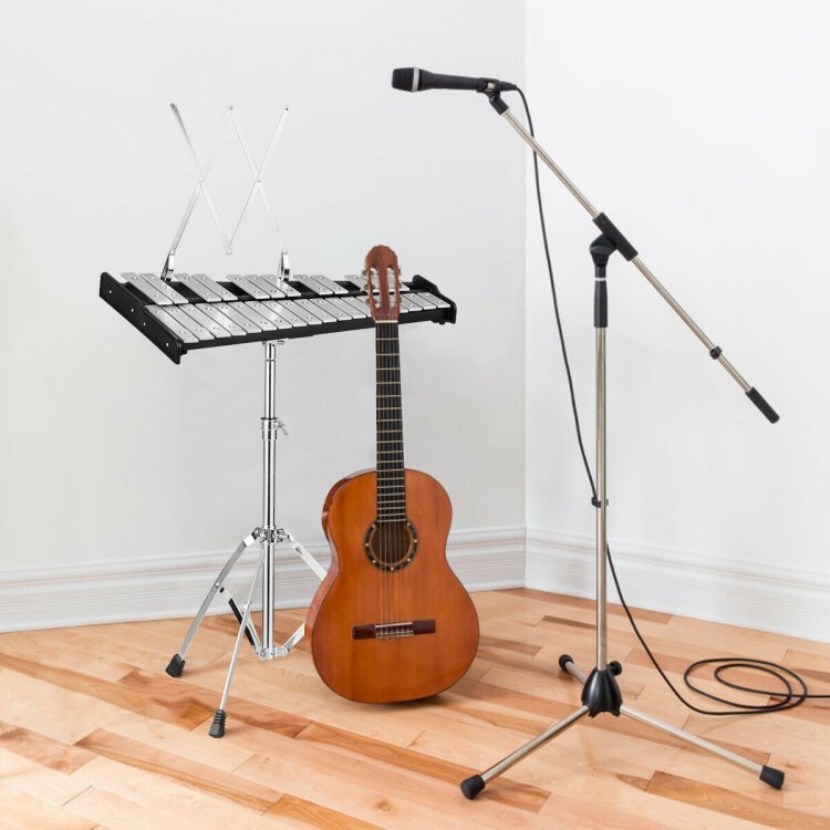 30 Notes Percussion Glockenspiel Bell Kit with Practice Pad