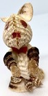 Six pieces of small and miniature vintage shell art — photo 5