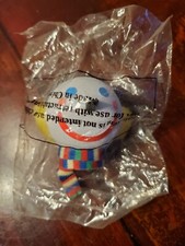 Jack in the Box Antenna Topper Ball w/ Winter Scarf  Earmuffs NEW Sealed