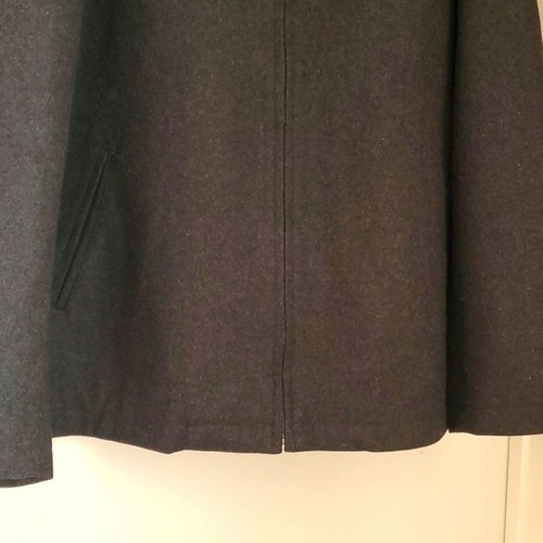 Mens Covington Grey Wool Blend Full Zip Coat/Jacket Size XL - Picture 4 of 6