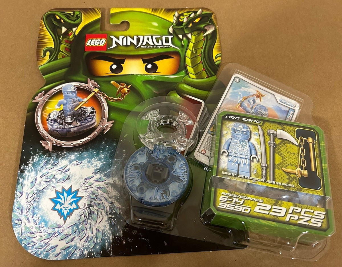 LEGO NINJAGO: NRG Zane (9590) NEW Retired Set Package Open but