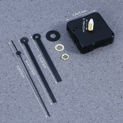 Silent Clock Mechanism Kit Replacement Quartz Multiple Movement Hands DIY Repair