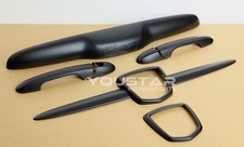 Produktbild - FIAT ABARTH MATT SATIN SCHWARZ COMBO ABZEICHEN ABDECKUNG VERKLEIDUNG 500 595 695