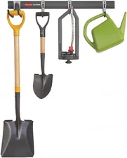 Rubbermaid Fasttrack Rail 5 Piece Kit 32" for Multi-Purpose Scoops, Handle Hooks