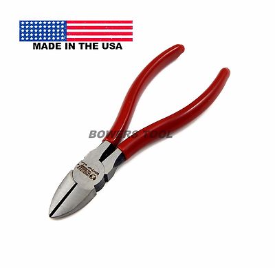 Wilde Tool 6  Diagonal Cutter Pliers Solid Joint MADE IN USA Wire Side Dikes