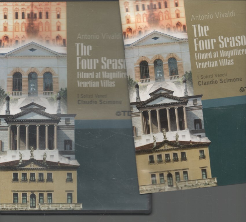 DVD ANTONIO VIVALDI THE FOUR SEASONS FILMED AT MAGNIFICENT VENETIAN VILLAS