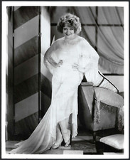 CLARA BOW Vintage Original Photo Hollywood Actress Glamour Dress Stunning Pose