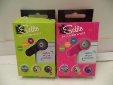 Hype Selfie Three Lens Kit Wide Angle Fisheye  Macro Smartphones BLK/Pink 2Pack