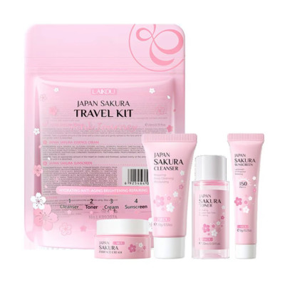 Luxe Sakura Skin Care Set for Women - Glow & Hydration Kit