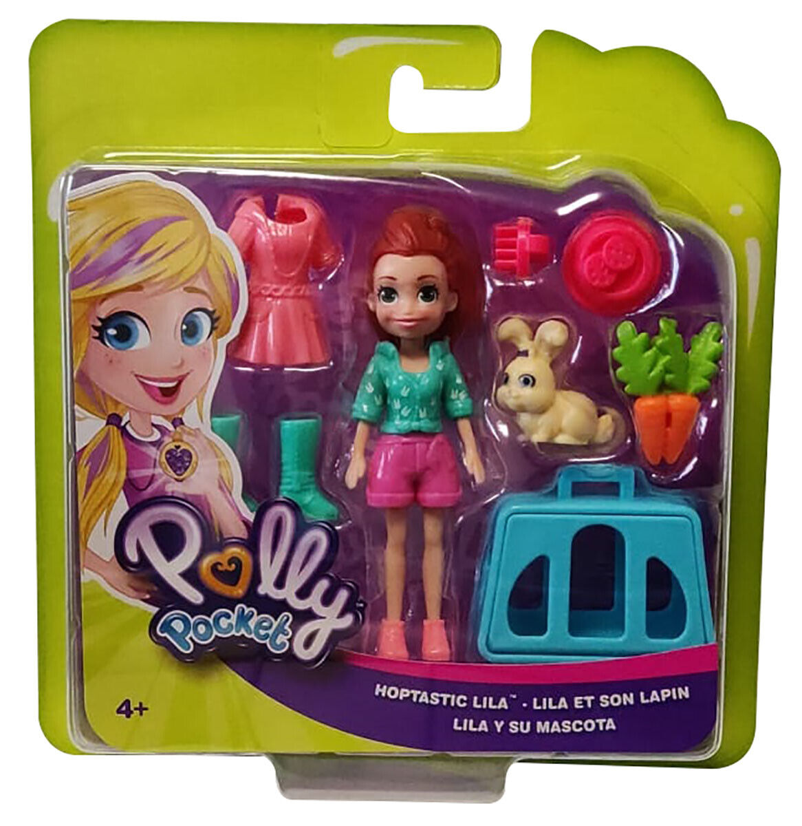 Boneca Polly Pocket Lila Com Bichinho - Mattel Gdm11