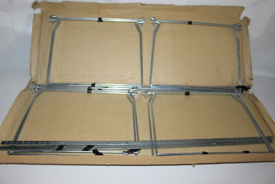 Letter Size Steel Hanging File Frames Adjustable 27  Open Boxes 2 boxes of 4