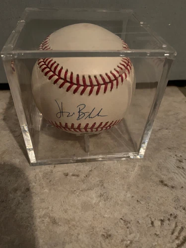 Hank Blalock Texas Rangers Signed Autographed Rawlings Baseball Hologram