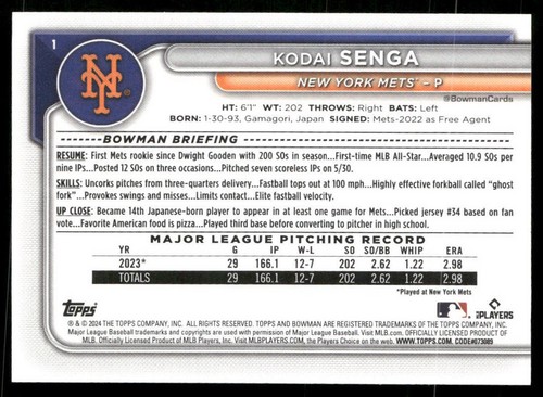 2024 Bowman Paper Prospects RCs & Vets BP1-150 1-100 You Pick - Choose Your Card - Picture 218 of 418