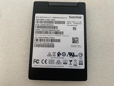 HP 933446-002 Sandisk X600 128GB Solid State Drive SATA 2.5 SED Opal 2.0 Neu