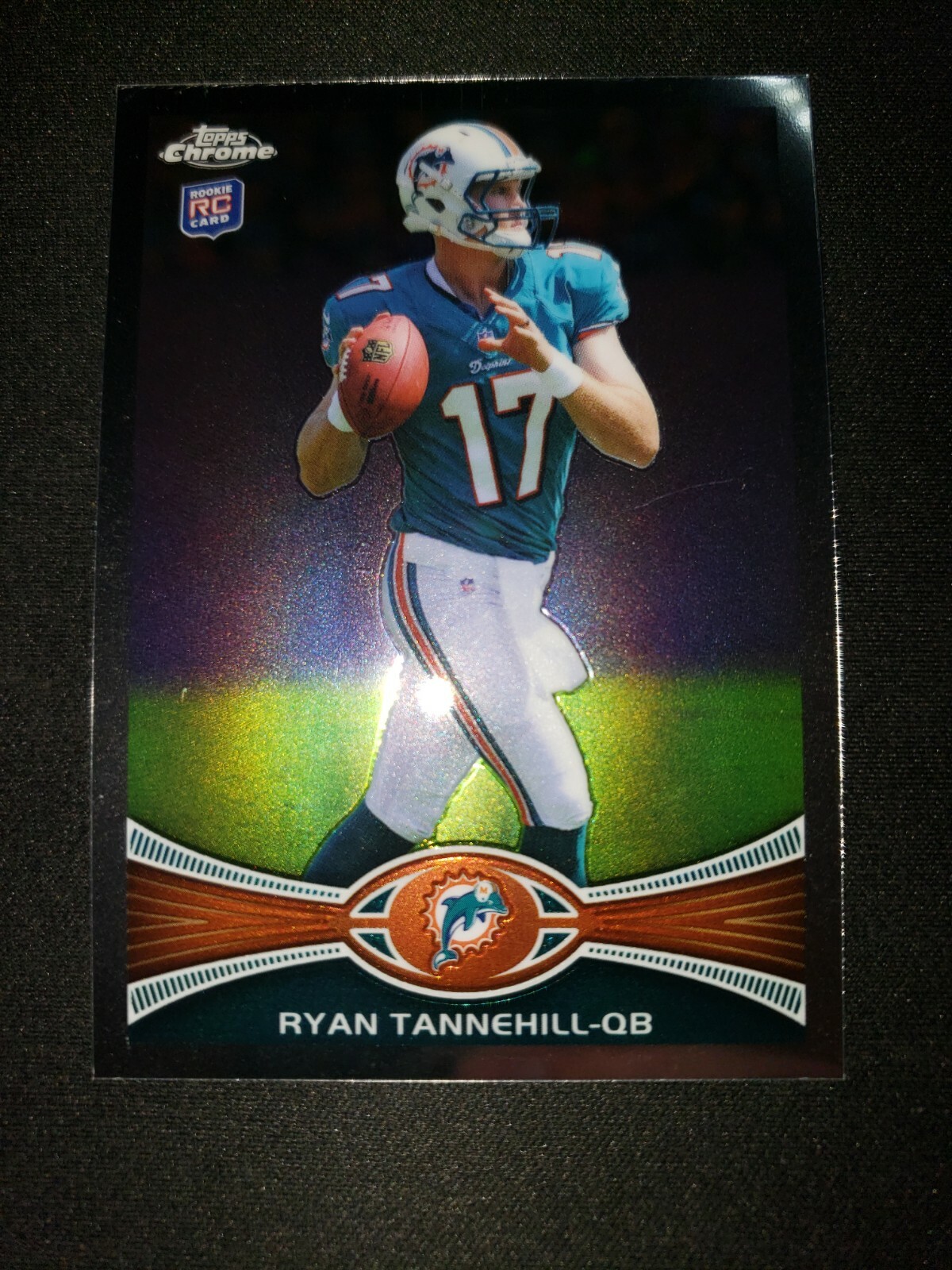 2012 Topps Chrome Football Ryan Tannehill Rookie #109 Tennessee Titans