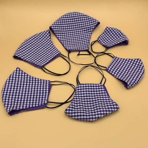 Face Masks, Plaid, Gingham, Checker, Style, Washable, Reusable, Family, Big, Man - Picture 2 of 20