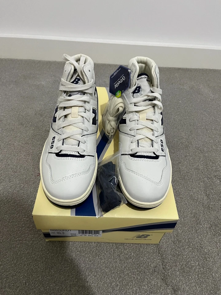 New Balance 650 White Navy for Sale | Authenticity Guaranteed | eBay UK