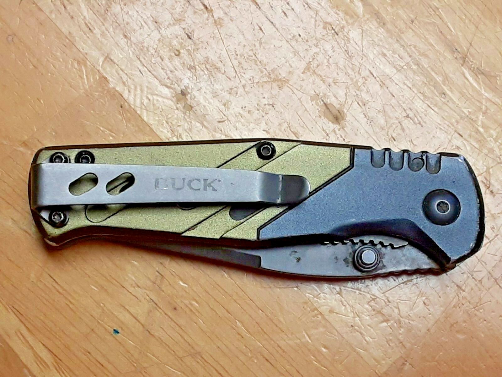 Buck 736 Trekker XLT Combination Folding Pocket Knife eBay
