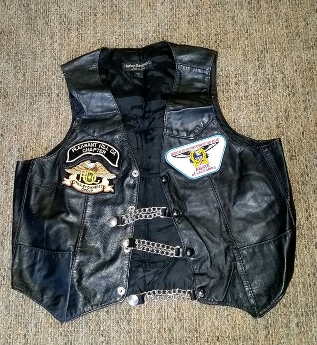 Genuine VTG 1970's HARLEY DAVIDSON Motorcycle Club Leather Vest