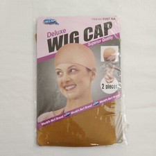 Wig Cap Deluxe 1 Pack 2 Pieces Beige dream deluxe
