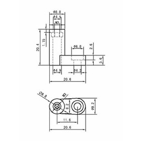 50pcs arcade L Type PCB  Mounting Feet with Screw for JAMMA MAME Game PCB