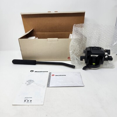 Manfrotto 701RC2 Composite Video Head Pro Open Box W Manual Original Package 701