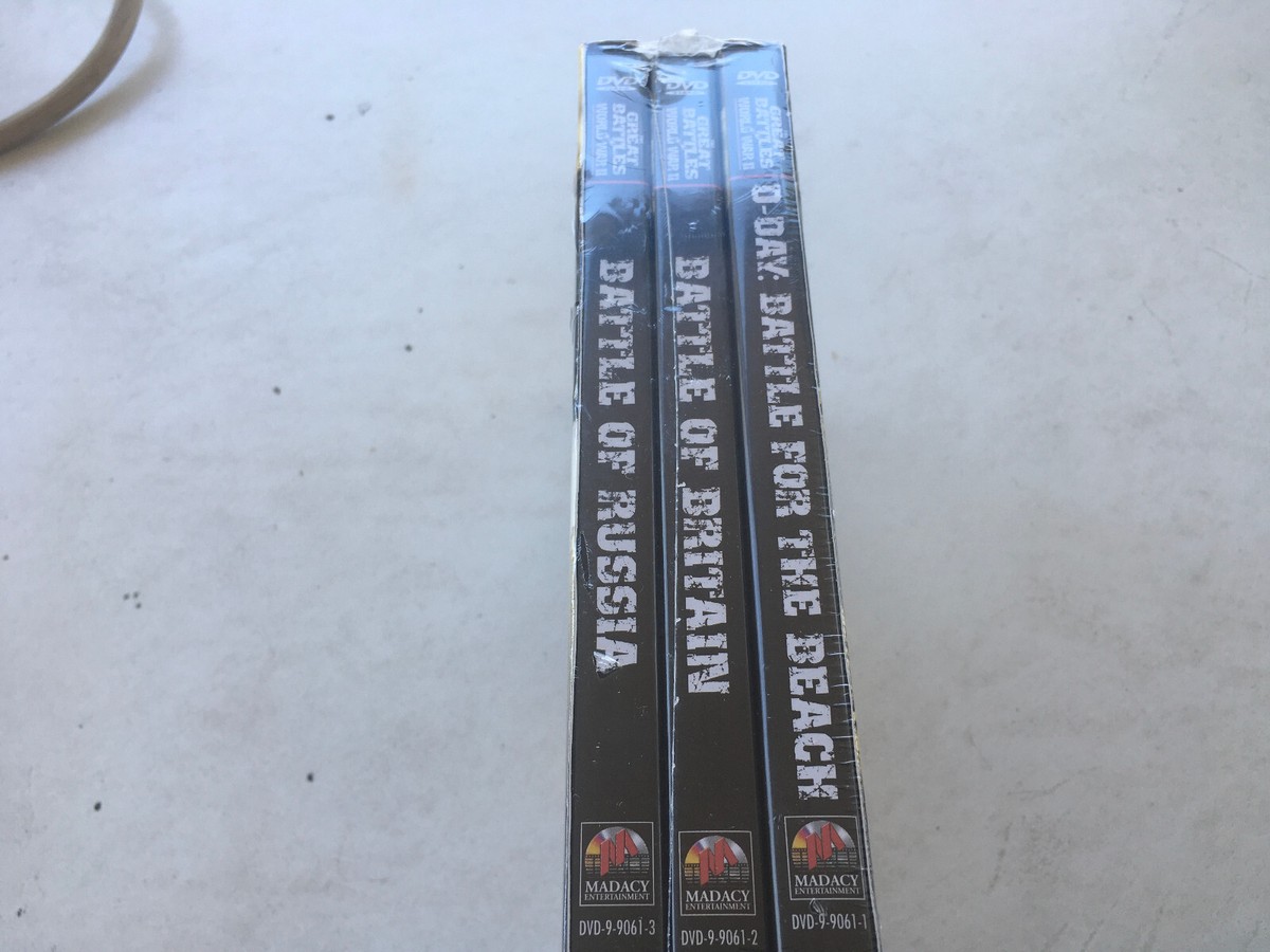 Great Battles of World War II - 3 Pack (DVD, 1998, 3-Disc Set) for