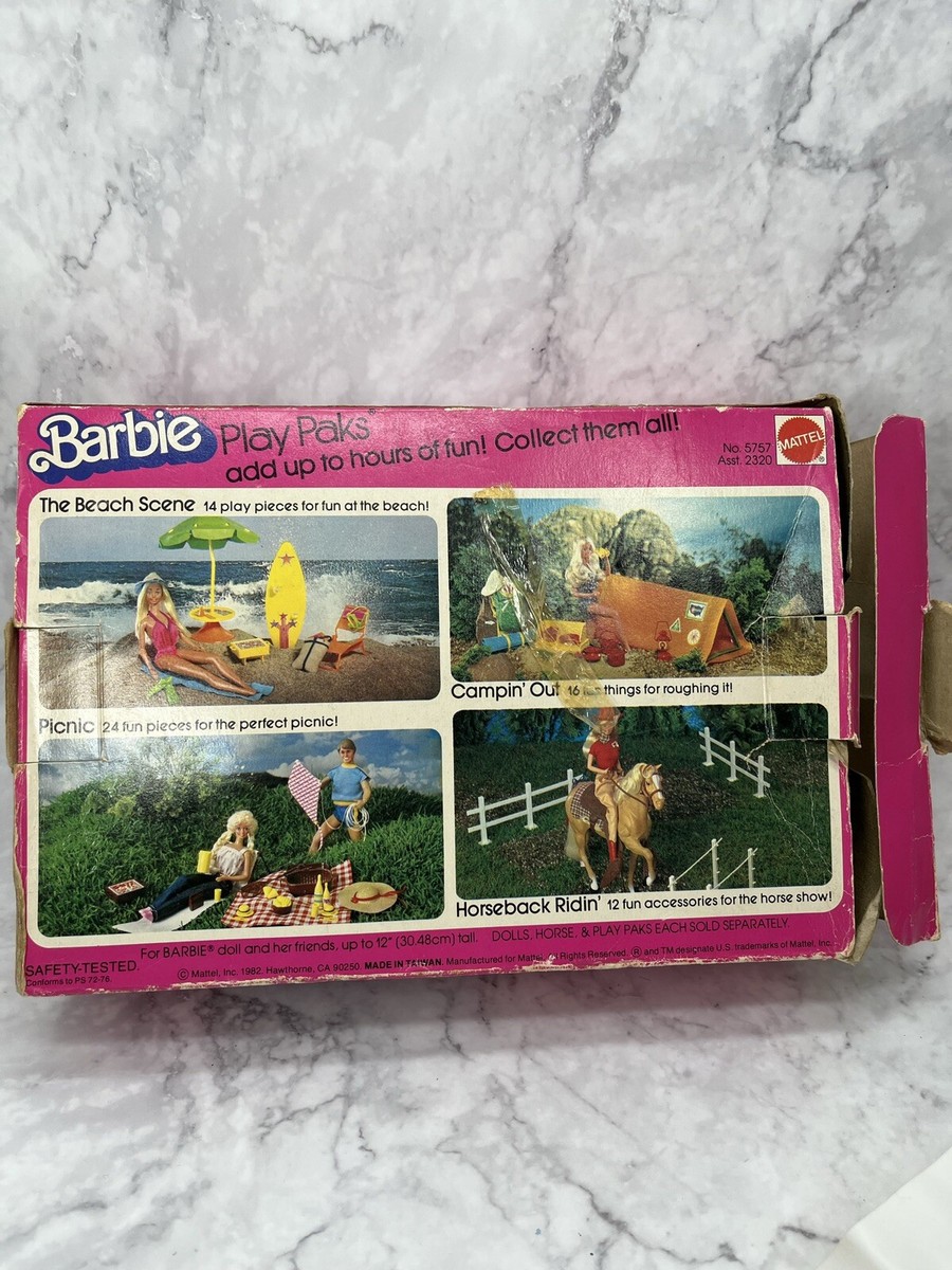 LITS A BALDAQUIN BARBIE MATTEL FRANCE 1982 incomplet EUR 12,00 - FR