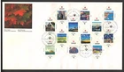 Canada #1420-31 Official FDC of 12 x 42¢, 125th Anniversary of Confederation