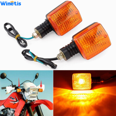 For Honda Nighthawk 250 CB250 CB 250 2X Front Turn Signal Light Indicator Winker