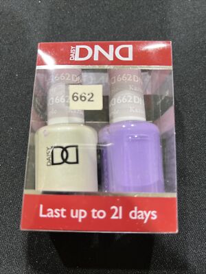 DND Gel Polish Duo Soak Off Gel & Nail Lacquer Set LED/UV .5 oz 15 ml Color 662