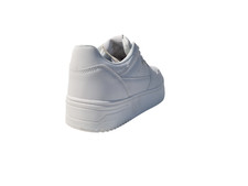 XTI 14458706 Scarpe Donna – Bianco, 42 EU (36 EU In Altre Varianti) – Finta Pelle Con Fasce Laterali, Suola Piatta, Vegano